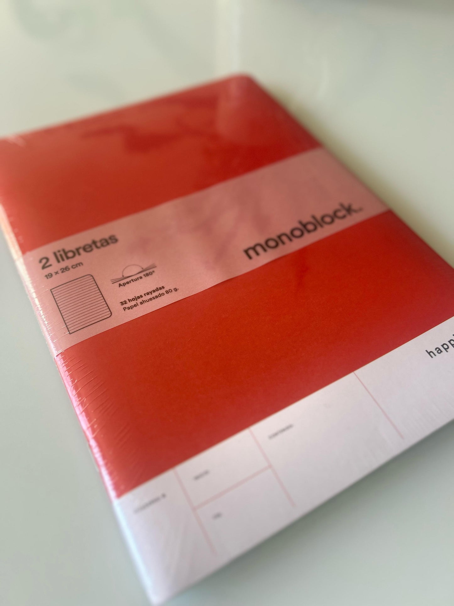 Set de 2 cuadernos Monoblock