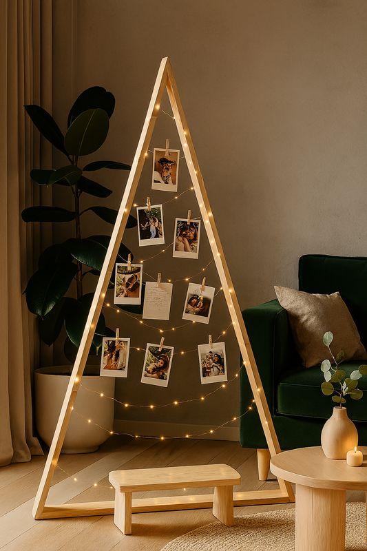 Árbol de Navidad Minimalista de Madera